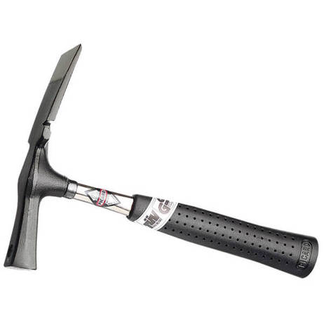 PICARD Maurerhammer Berliner Form | 500 g | geraute Bahn | Stiel aus Spezialstahlrohr