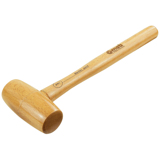 MOB Universal Holzhammer 368600201 – 230 g, Ø 60 mm, Ayous-Holz