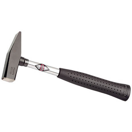 PICARD Montagehammer 300 g | Deutsche Form | Stahlrohrstiel | DIN 1041