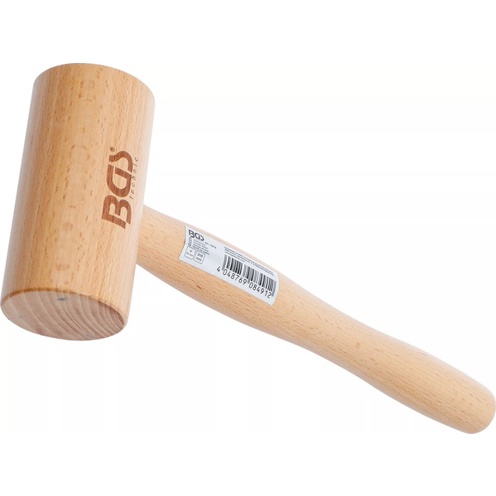 BGS 74519 Holzhammer aus Birke | Ø 55 mm | Kopfgewicht 180 g | 330 mm