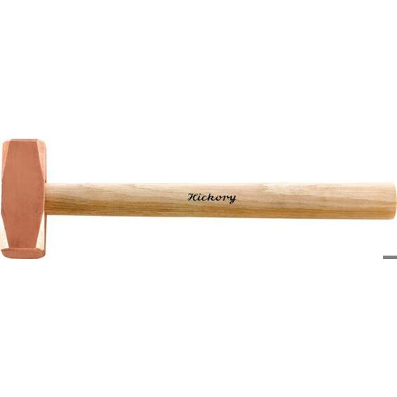 Kupferhammer 1000 g mit Hickorystiel – Ha-So, 350 mm