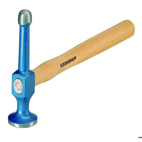 Treibhammer 275 mit runder Bahn, 160 mm Kopflänge, Eschenstiel, Vergütungsstahl