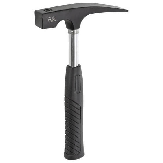 Maurerhammer Rheinische Form | Stahlrohrstiel | 832 g | VPA/GS geprüft