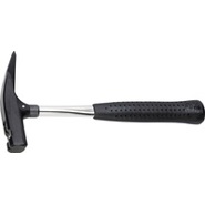PICARD Latthammer 600 g – DIN 7239, geraute Bahn, ohne Magnet, Stahlrohrstiel, schwarz lackiert