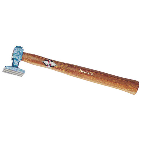 Picard Ausbeul-Planierhammer 47x29 mm | Bahn flach, fein chariert | Hickorystiel | 300 g