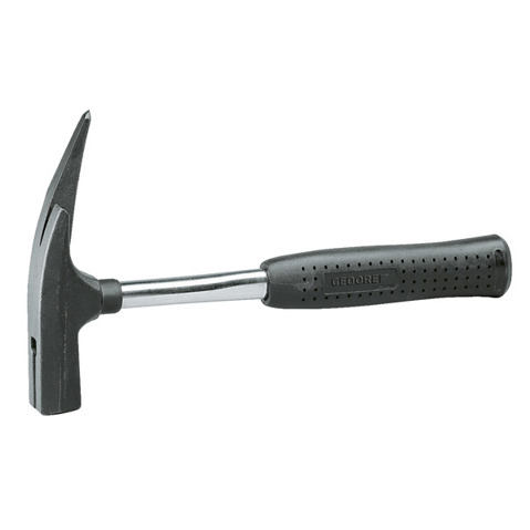 Latthammer 600 g mit Stahlrohrstiel, ohne Magnet, 300 mm Stiellänge, DIN 7239