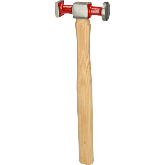 Karosseriehammer Standard 325 mm – Schlichthammer rund/eckig, gewölbt, mit Eschestiel