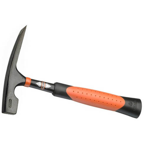 PICARD Maurerhammer Black Giant 600 g | Rheinische Form | geraute Bahn | Innenrohr-Stiel