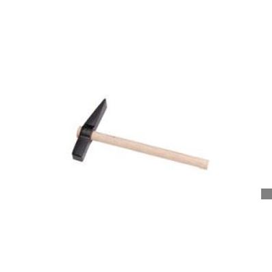 Maurerhammer rheinische Form 600 g mit Eschenstiel, glatte Bahn, DIN 5108