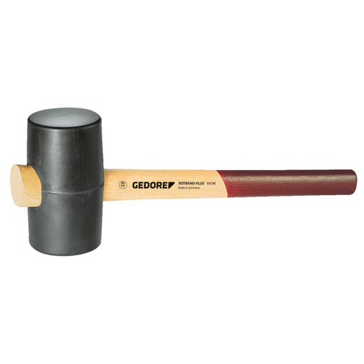 Gedore 226 E-1 Gummihammer hart, Ø 55 mm, 320 mm, Eschenstiel, 90 Shore A