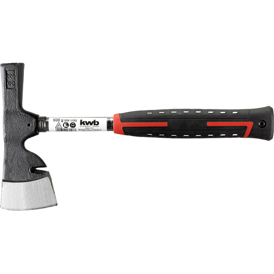 KWB 447027 Gipserbeil 600 g mit Fiberglasstiel und Nagelheber