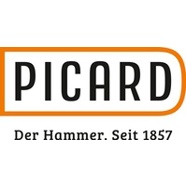 PICARD Schlosserhammer BlackTec® 300 g, DIN 1041, Deutsche Form, 3K-Kunststoffstiel 300 mm