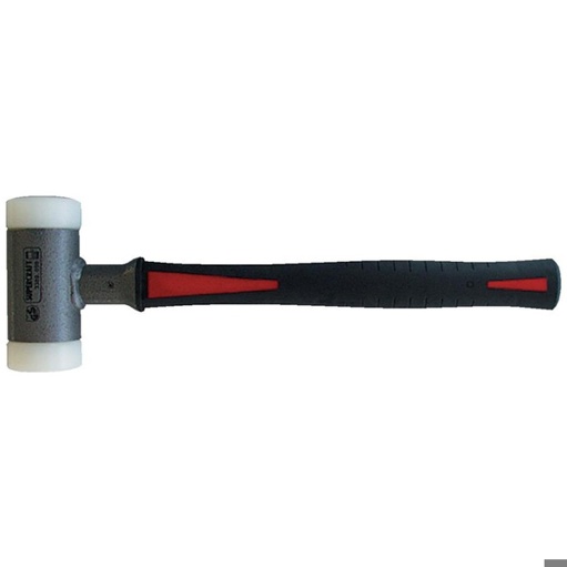 Halder SUPERCRAFT Schonhammer rückschlagfrei, Ø 50 mm, Nylon weiß hart, 380 mm