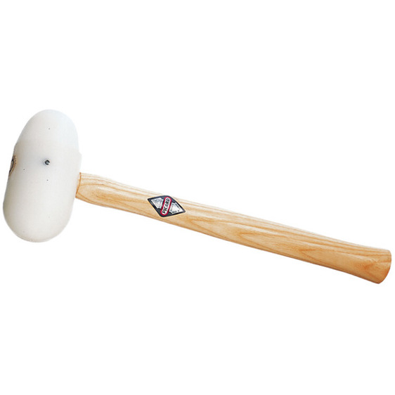 PICARD Spenglerhammer Eiform | 60 mm | 420 g | Spezialkunststoff mit Eschenstiel