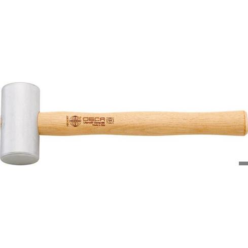 OSCA Aluminiumhammer 1500 g | Hickorystiel 380 mm | zylindrisch