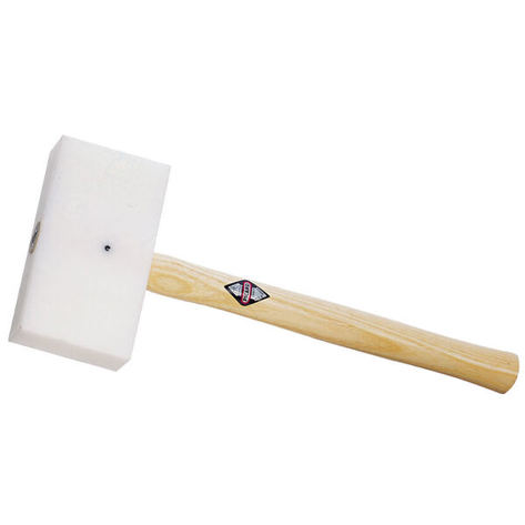 PICARD Spenglerhammer eckig, 500 g, 145 x 75 x 35 mm, Spezialkunststoff mit Eschenstiel