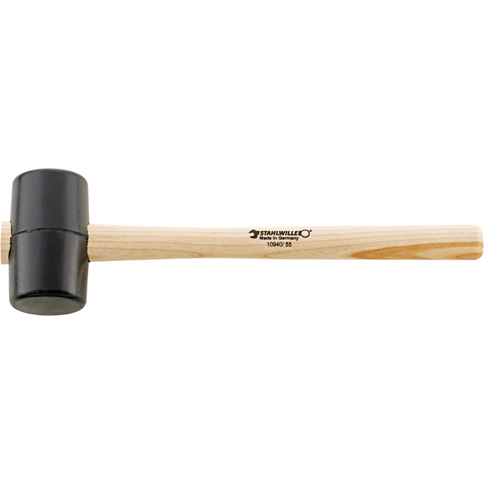 STAHLWILLE 70140001 Rückschlagfreier Hammer 317 g – Schonhammer für präzises Arbeiten