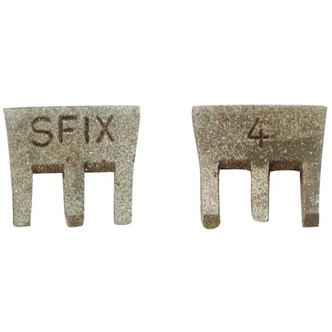 Hammerkeil SFIX aus Temperguss, 16 mm, Gr. 0, für 400 g Hammer, 25 Stück