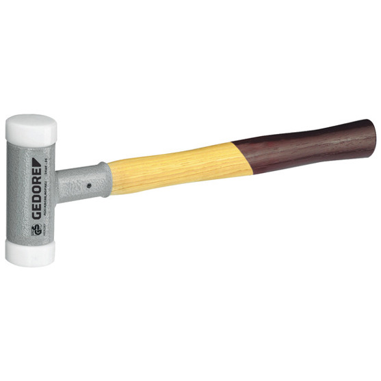 Schonhammer rückschlagfrei Ø 30 mm mit Hickorystiel und Polyamid-Kopf – 330 mm (248 H-30)